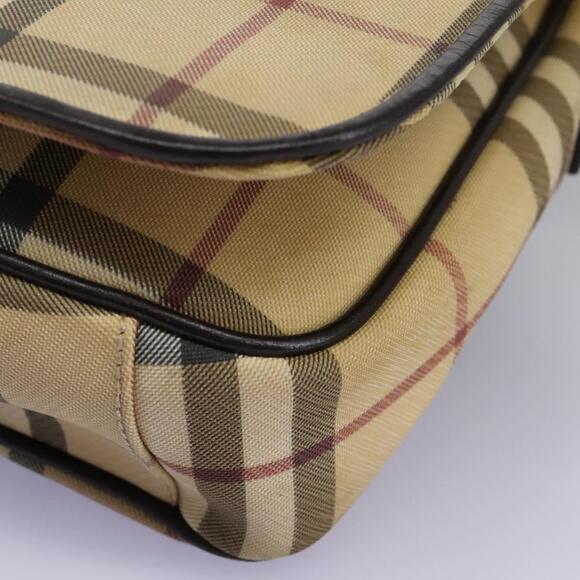 Burberry Nova Check Shoulder Bag Pvc Beige Brown - Picture 16 of 16